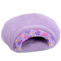 Cat Bed Soft Coral Fleece Sleeping Bag