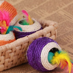 Sisal Scratch Ball Pet Toy