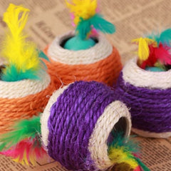 Sisal Scratch Ball Pet Toy