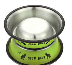 Stainless Steel Round Cat Feeding Bowl
