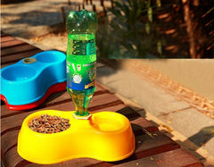 Automatic Pet Feeder Double Bowl